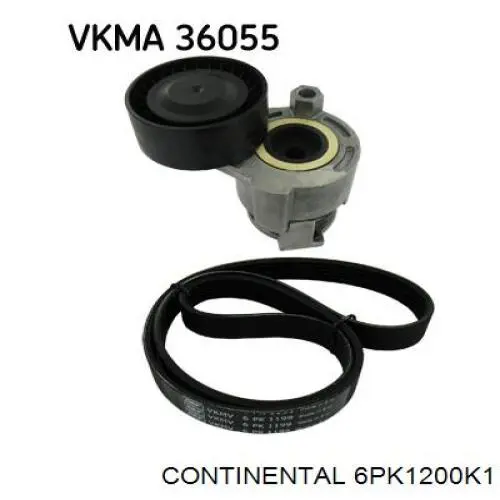 6PK1200K1 Continental/Siemens Pasek napędowy mechanizmów, zestaw
