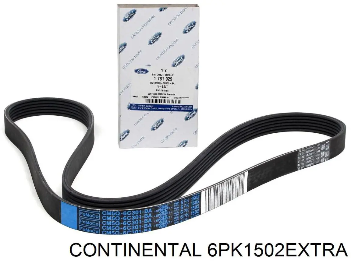 Pas napędowy mechanizmów Continental/Siemens 6PK1502EXTRA cena, od 21,71 USD