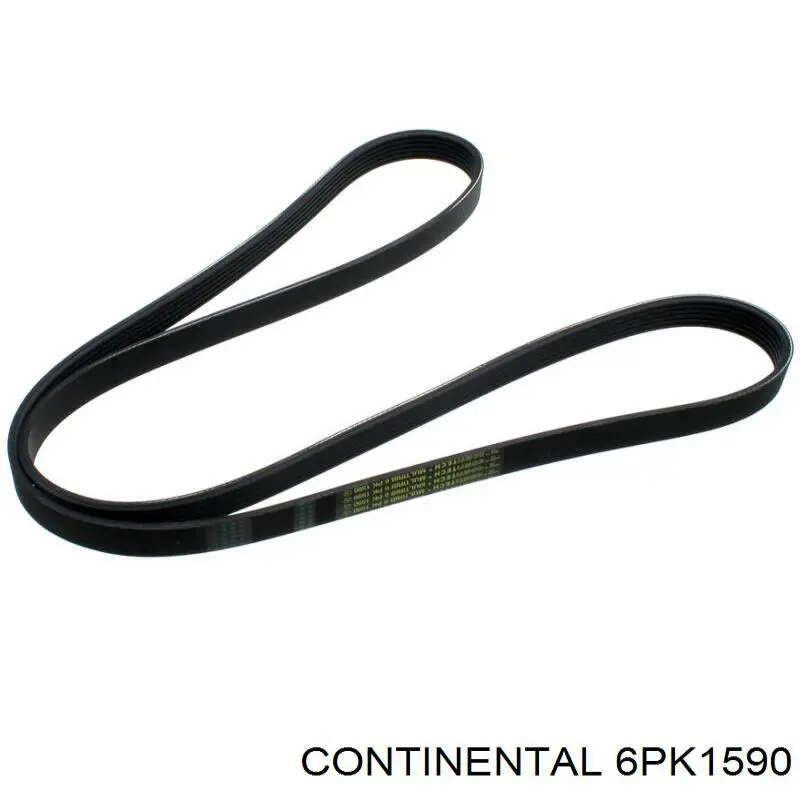 Pas napędowy mechanizmów Continental/Siemens 6PK1590 cena, od 17,07 USD
