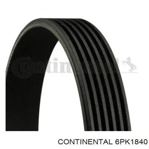 Pas napędowy mechanizmów Continental/Siemens 6PK1840 cena, od 20,04 USD