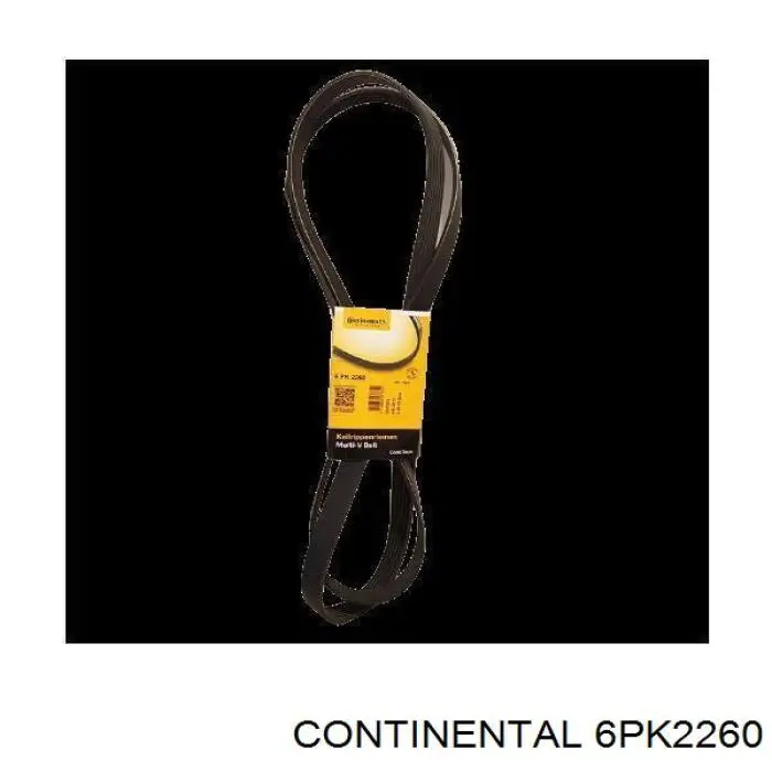 Pas napędowy mechanizmów Continental/Siemens 6PK2260 cena, od 22,65 USD