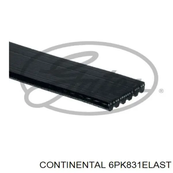 Pas napędowy mechanizmów Continental/Siemens 6PK831ELAST cena, od 16,63 USD