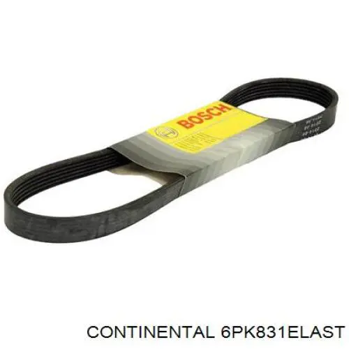 Pas napędowy mechanizmów Continental/Siemens 6PK831ELAST cena, od 16,63 USD