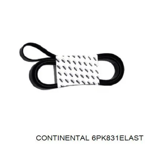 Do koszyka 6PK831ELAST Continental/Siemens Pas napędowy mechanizmów