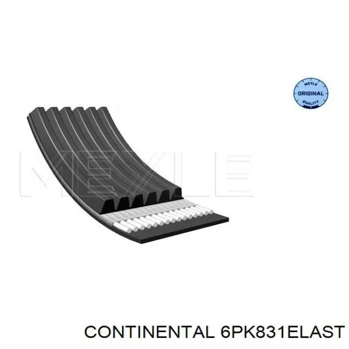 Pas napędowy mechanizmów 6PK831ELAST Continental/Siemens