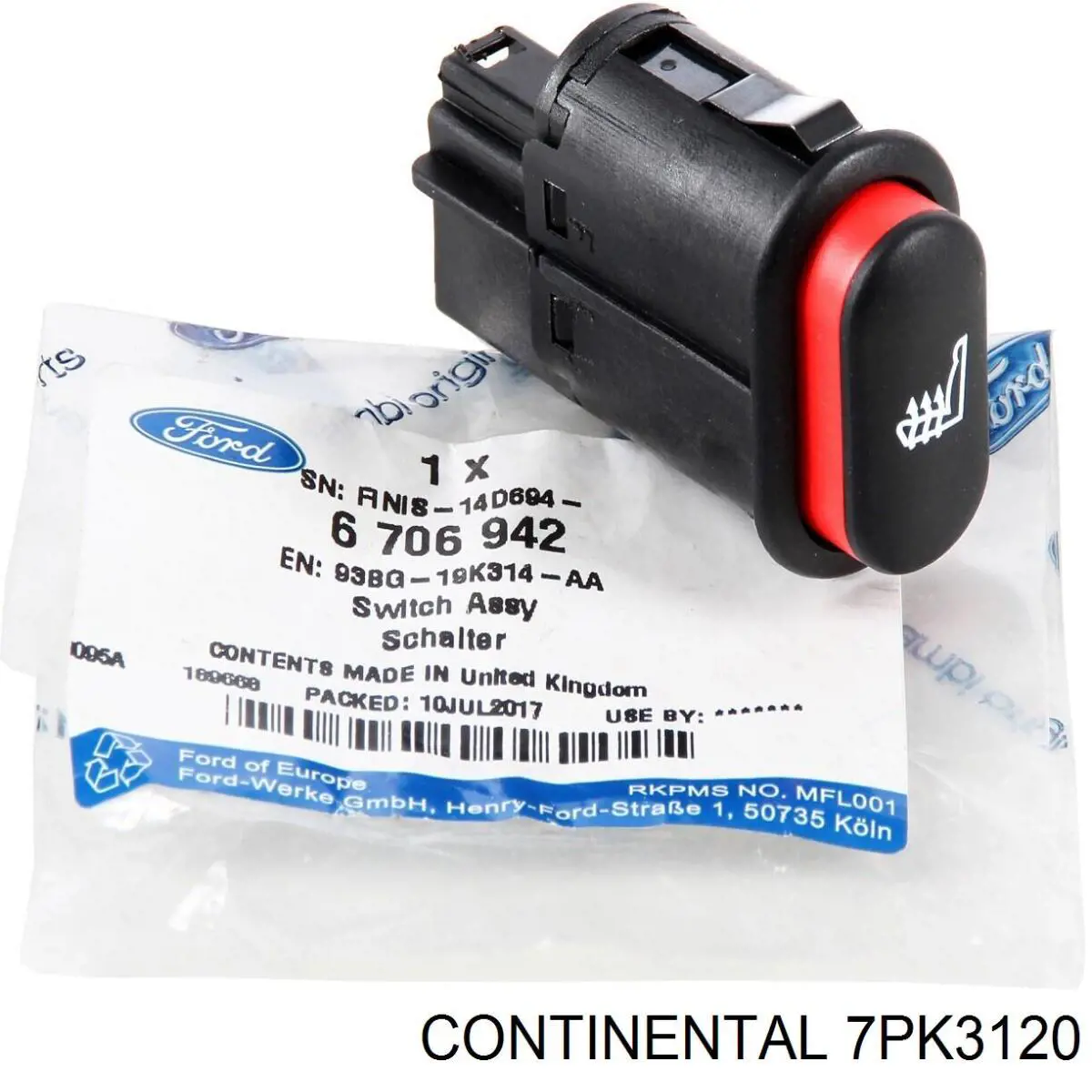 Pas napędowy mechanizmów Continental/Siemens 7PK3120 cena, od 46,18 USD