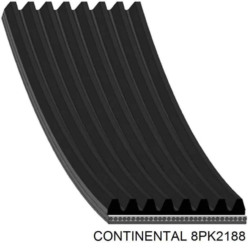 Pas napędowy mechanizmów Continental/Siemens 8PK2188 cena, od 32,19 USD