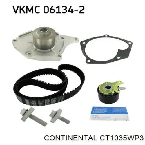 Do koszyka CT1035WP3 Continental/Siemens Pasek rozrządu, zestaw