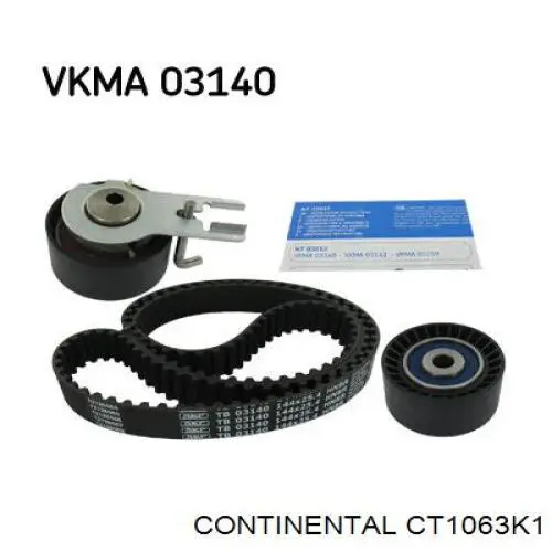 Do koszyka CT1063K1 Continental/Siemens Pasek rozrządu, zestaw