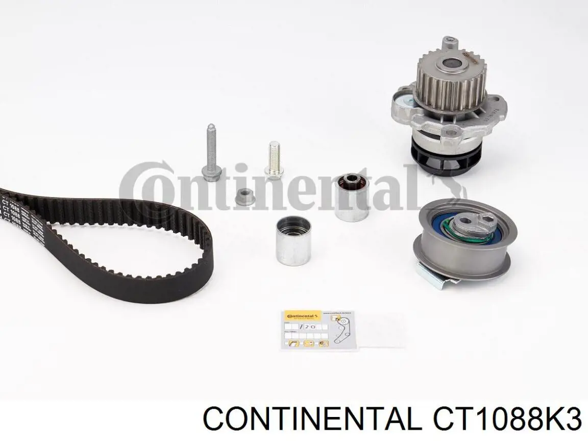 Pasek rozrządu, zestaw Continental/Siemens CT1088K3 cena, od 177,86 USD