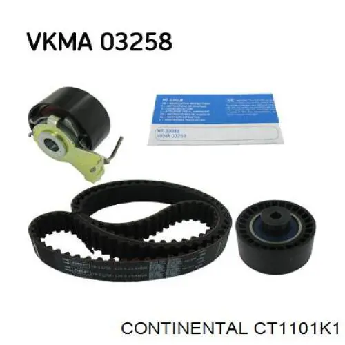 Pasek rozrządu, zestaw Continental/Siemens CT1101K1 cena, od 94,72 USD