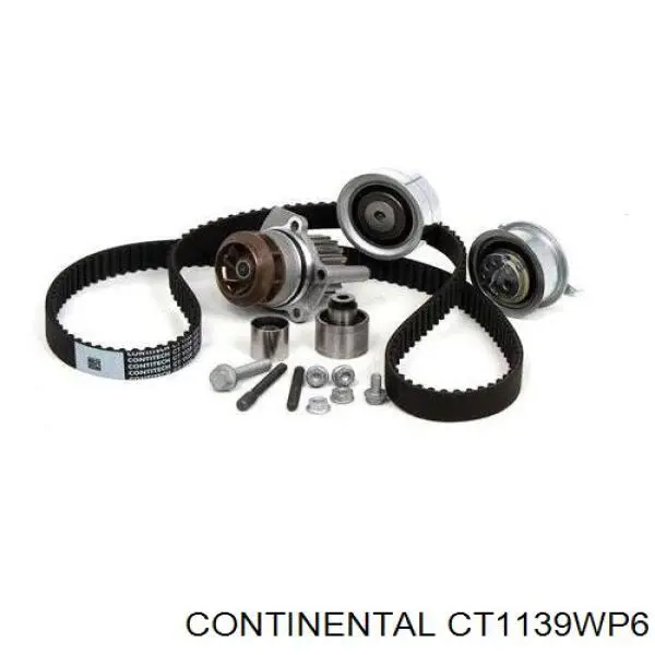 Pasek rozrządu, zestaw Continental/Siemens CT1139WP6 cena, od 221,23 USD