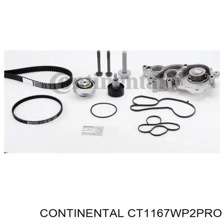 Pasek rozrządu, zestaw Continental/Siemens CT1167WP2PRO cena, od 224,61 USD