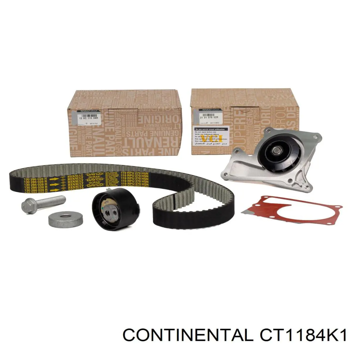 Pasek rozrządu, zestaw Continental/Siemens CT1184K1 cena, od 82,59 USD