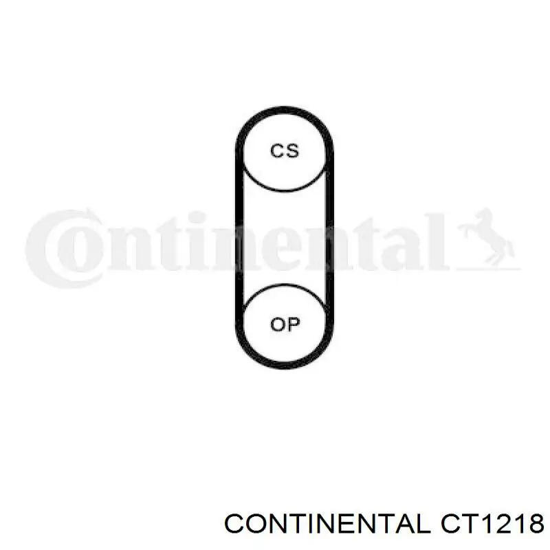 Pasek pompy olejowej Continental/Siemens CT1218 cena, od 25,80 USD