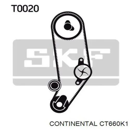 Pasek rozrządu, zestaw Continental/Siemens CT660K1 cena, od 52,43 USD
