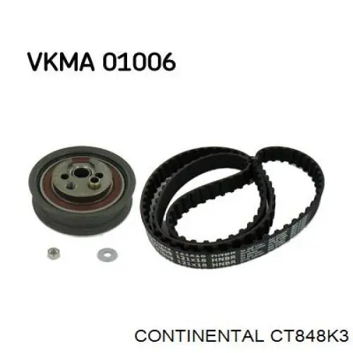 Pasek rozrządu, zestaw Continental/Siemens CT848K3 cena, od 87,47 USD