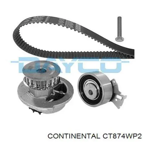Pasek rozrządu, zestaw Continental/Siemens CT874WP2 cena, od 85,75 USD