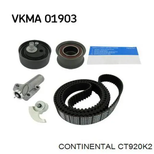 Pasek rozrządu, zestaw Continental/Siemens CT920K2 cena, od 229,69 USD