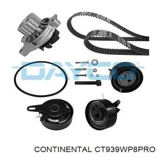Pasek rozrządu, zestaw Continental/Siemens CT939WP8PRO cena, od 223,60 USD