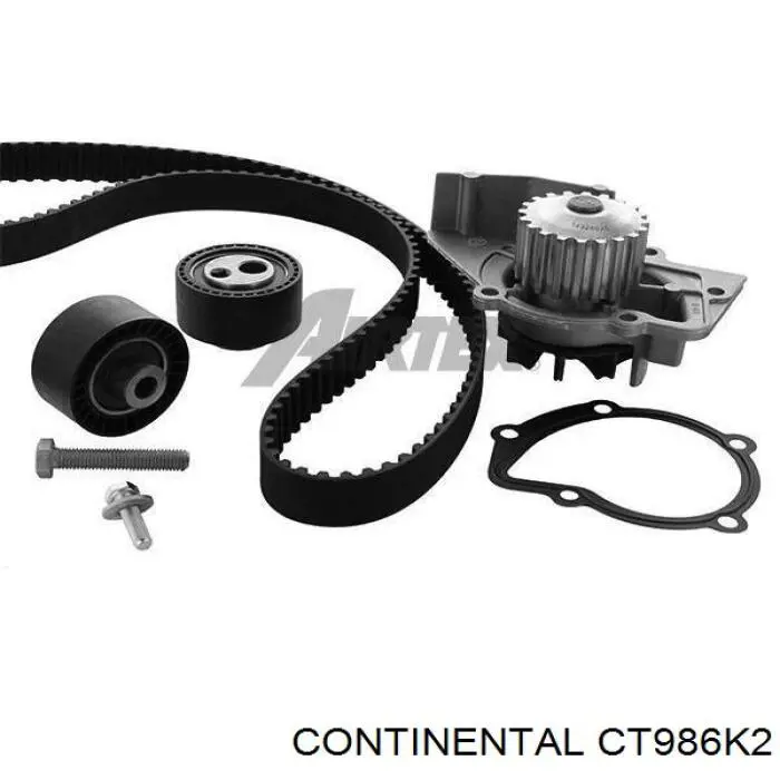 Pasek rozrządu, zestaw Continental/Siemens CT986K2 cena, od 85,61 USD