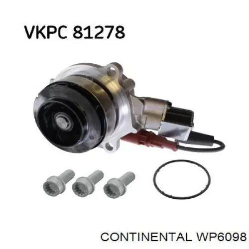 Pompa chłodząca wodna WP6098 Continental/Siemens