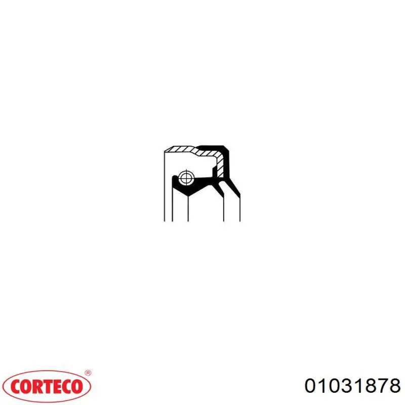 01031878 Corteco Uszczelniacz reduktora mostu przedniego
