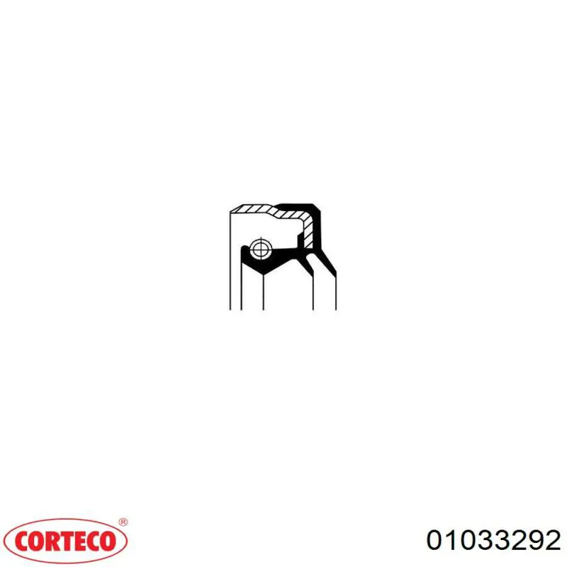 Do koszyka 01033292 Corteco Uszczelniacz półosi mostu przedniego