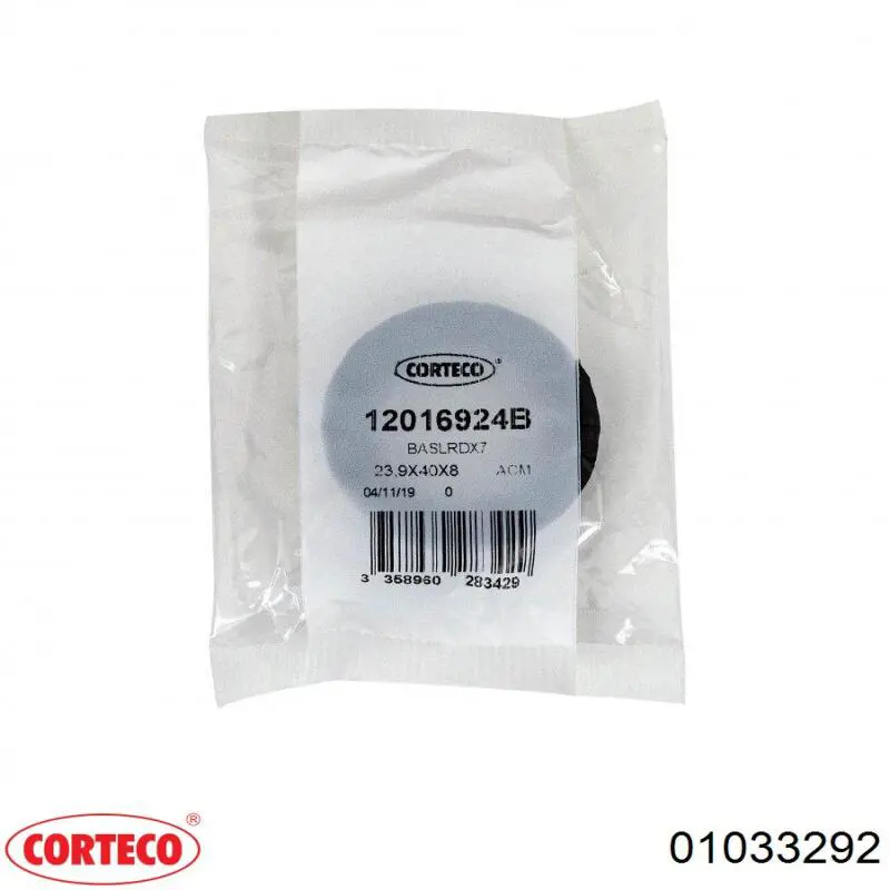 Uszczelniacz półosi mostu przedniego 01033292 Corteco