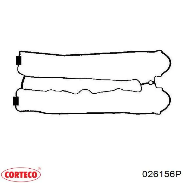Uszczelka pokrywy zaworowej silnika Corteco 026156P cena, od 8,08 USD