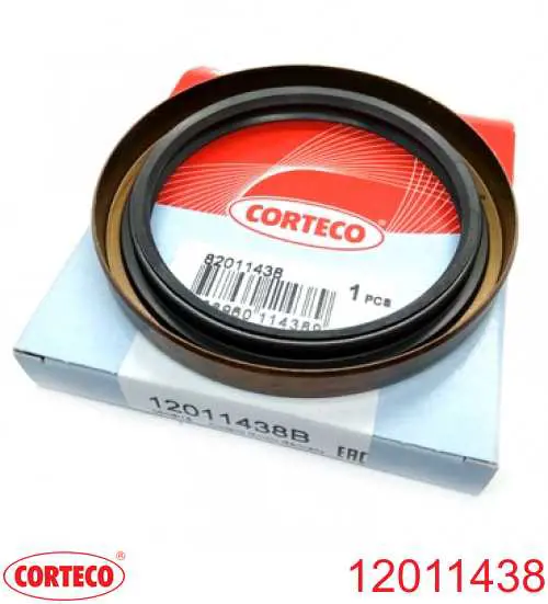 Uszczelniacz wału korbowego silnika tylny 12011438 Corteco