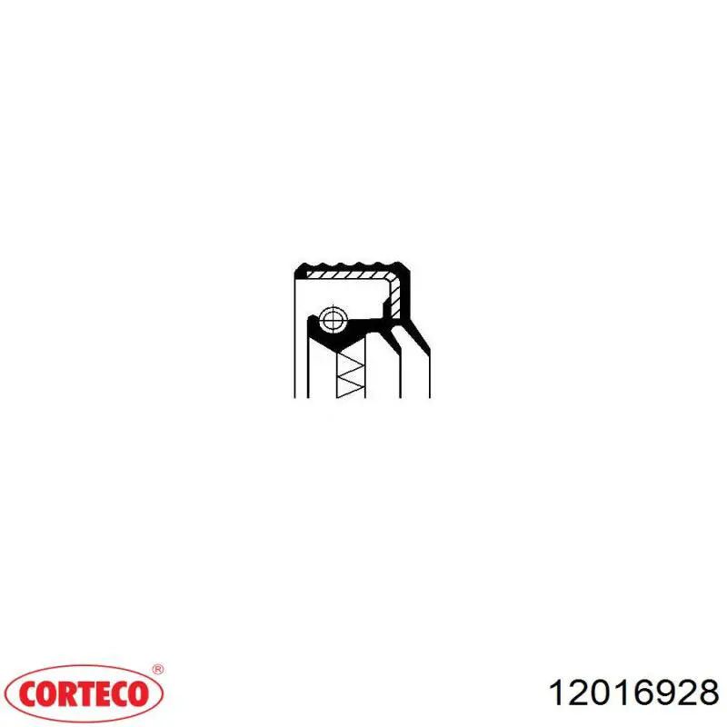 Uszczelniacz reduktora mostu przedniego Corteco 12016928 cena, od 7,71 USD