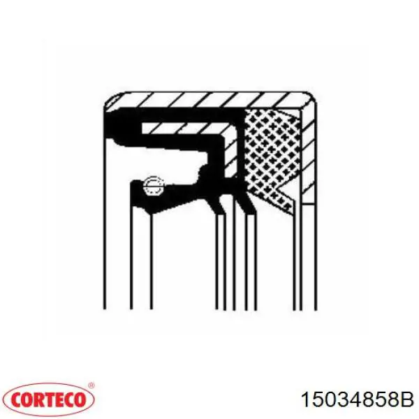 Uszczelniacz półosi mostu przedniego Corteco 15034858B cena, od 46,31 USD