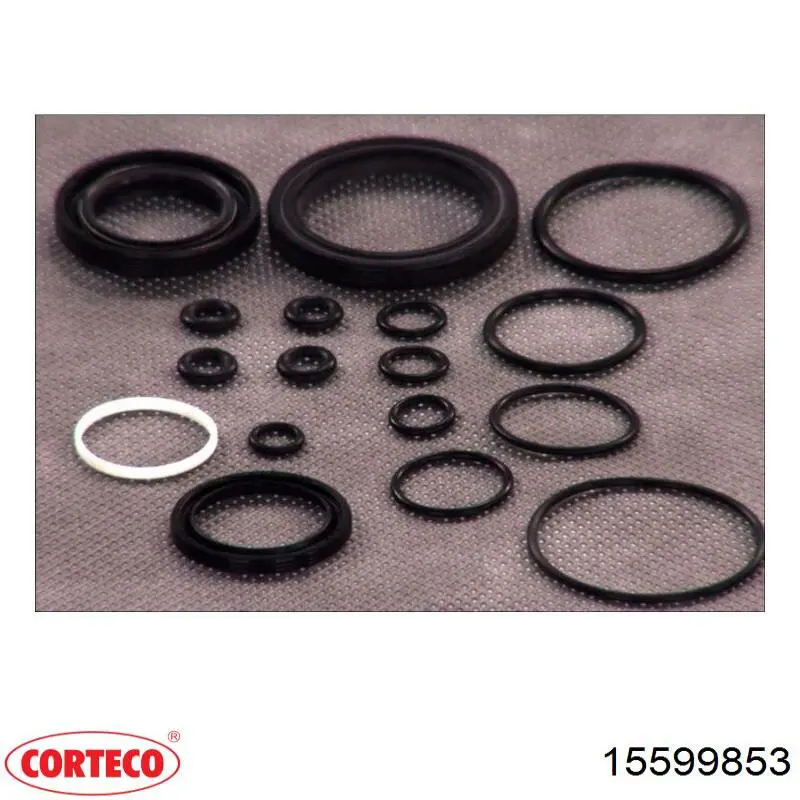 Do koszyka 15599853 Corteco Zestaw naprawczy maglownicy (mechanizmu) (zestaw uszczelniaczy)