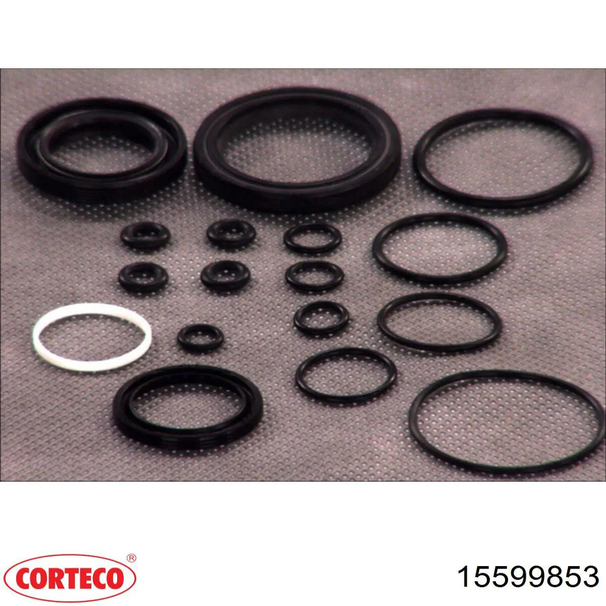 Zestaw naprawczy maglownicy (mechanizmu) (zestaw uszczelniaczy) 15599853 Corteco