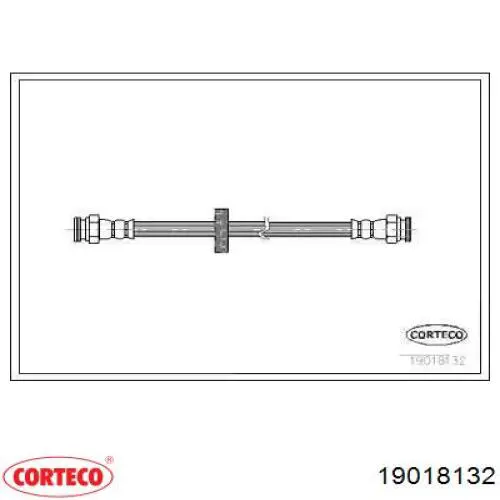 19018132 Corteco Przewód hamulcowy tylny