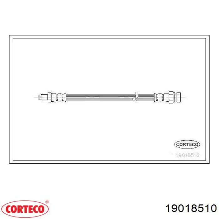 Przewód hamulcowy przedni Corteco 19018510 cena, od 8,44 USD