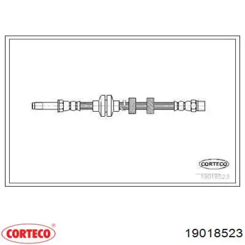 Przewód hamulcowy przedni Corteco 19018523 cena, od 8,47 USD