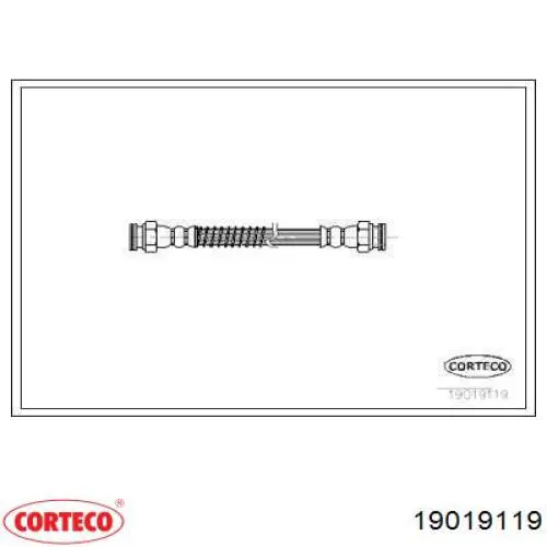 19019119 Corteco Przewód hamulcowy tylny