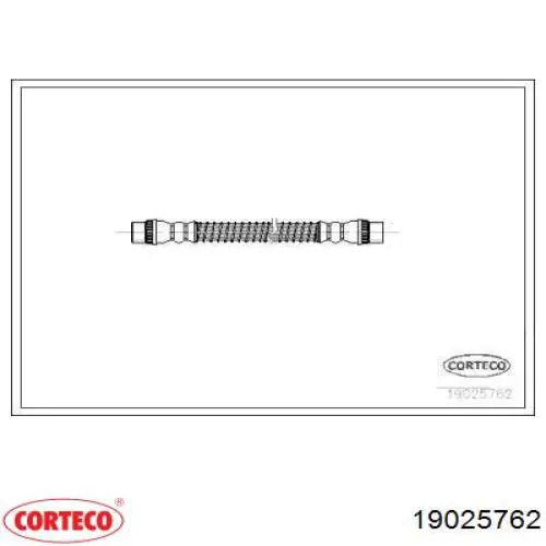 Przewód hamulcowy tylny Corteco 19025762 cena, od 9,89 USD