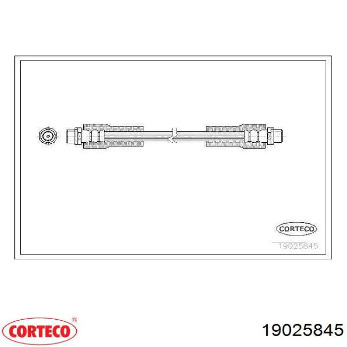 Przewód hamulcowy przedni Corteco 19025845 cena, od 10,47 USD
