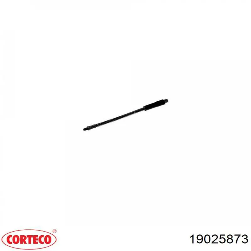 Do koszyka 19025873 Corteco Przewód hamulcowy przedni
