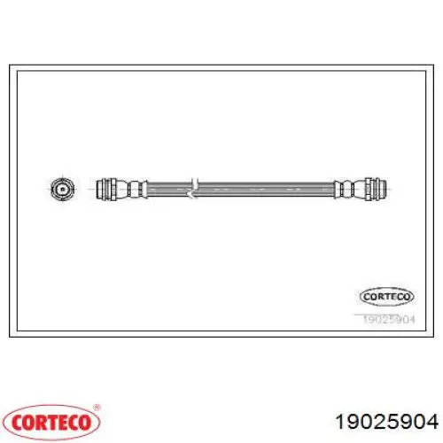 Przewód hamulcowy tylny Corteco 19025904 cena, od 7,79 USD