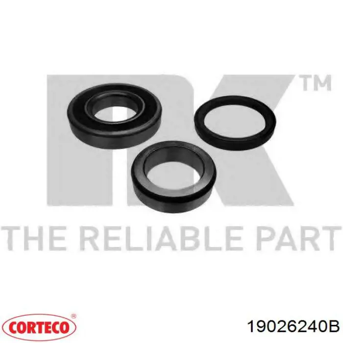 Uszczelniacz piasty tylnej 19026240B Corteco