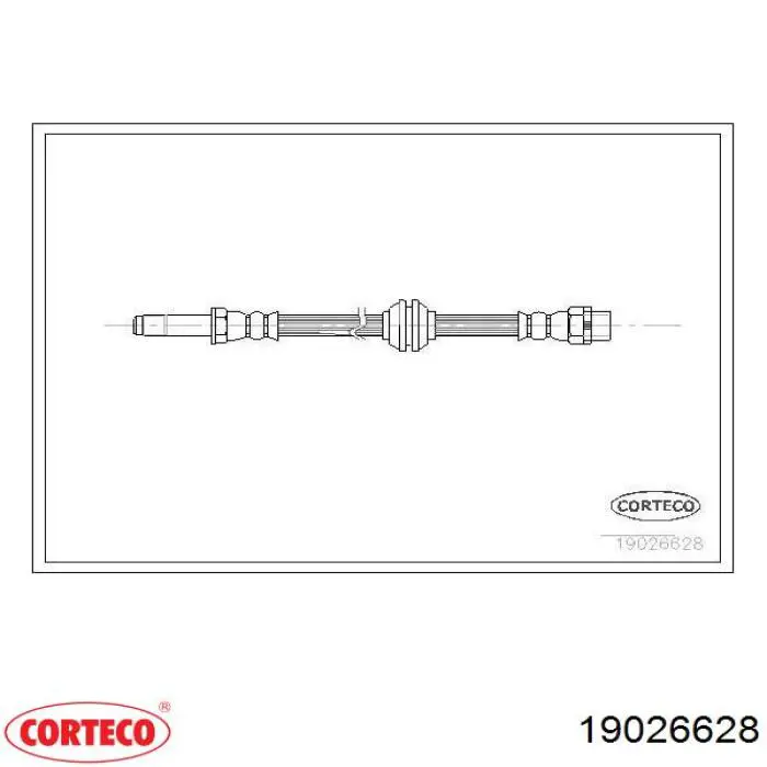Przewód hamulcowy przedni Corteco 19026628 cena, od 12,35 USD