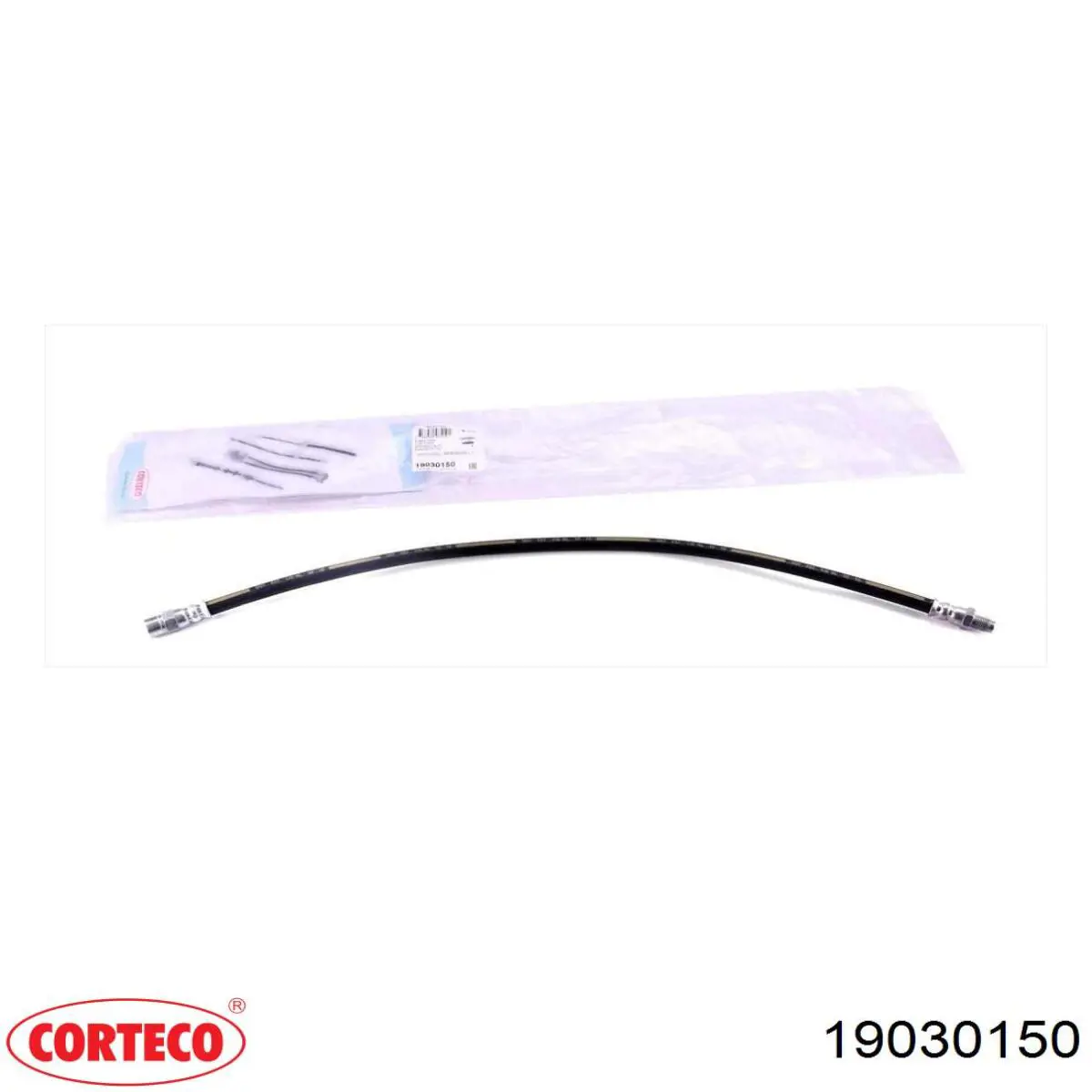 Przewód hamulcowy tylny 19030150 Corteco