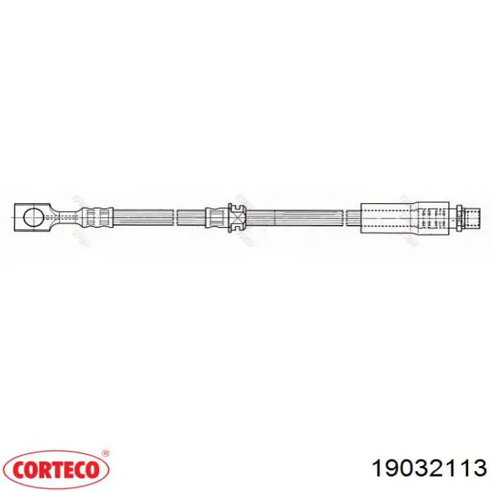 Przewód hamulcowy przedni Corteco 19032113 cena, od 16,77 USD