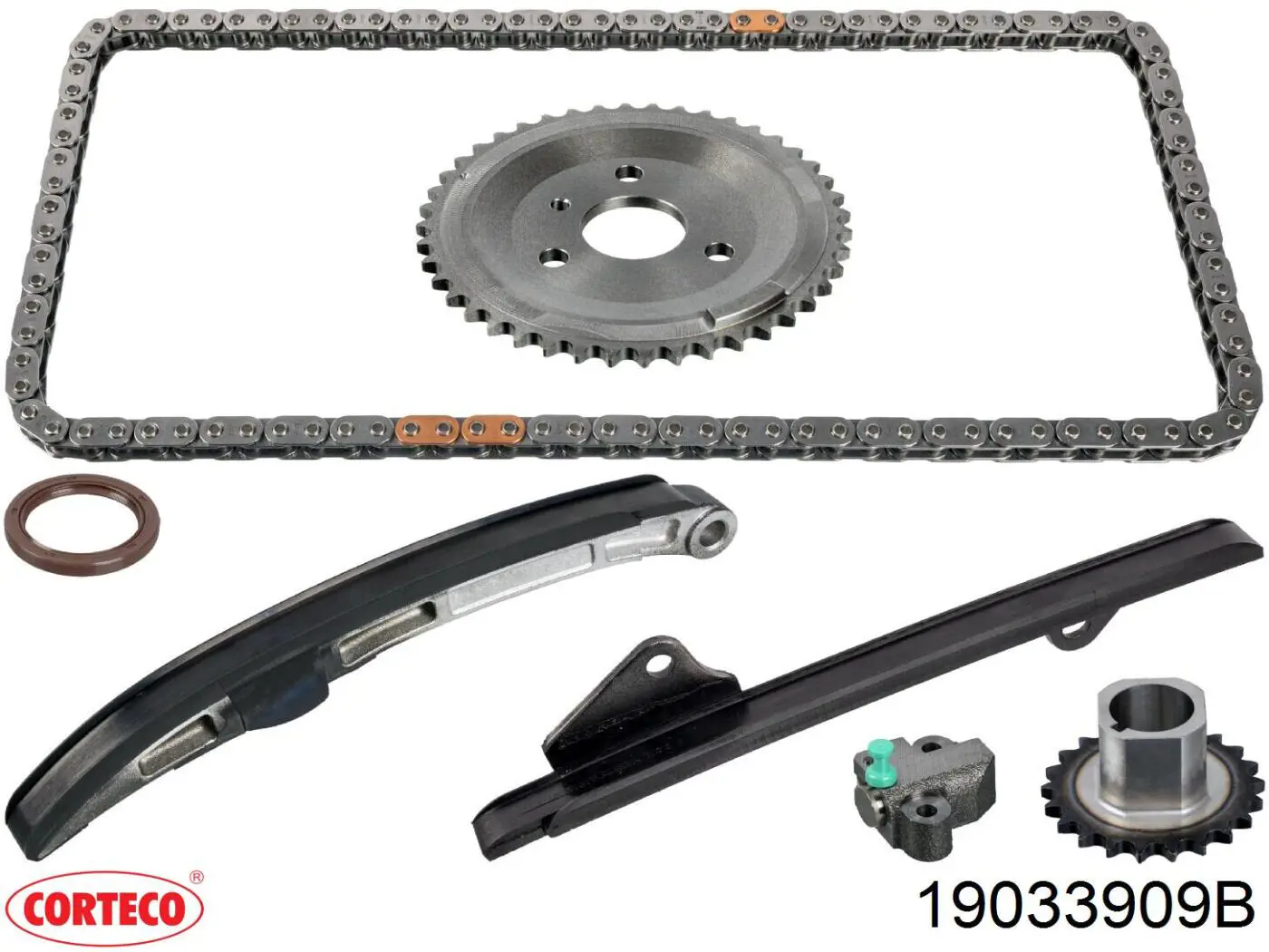 Uszczelniacz wału korbowego silnika tylny Corteco 19033909B cena, od 5,40 USD