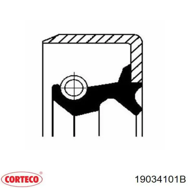 19034101B Corteco Uszczelniacz pompy wspomagania hydraulicznego
