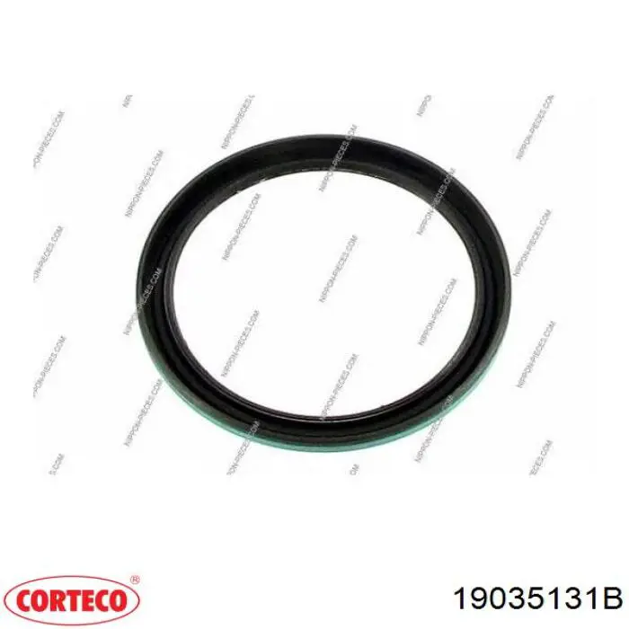 19035131B Corteco Uszczelniacz wału korbowego silnika tylny
